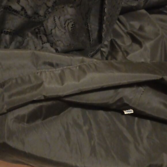 Jonathan Logan vintage black lace fit and flare formal party dress size 2 - Picture 11 of 14